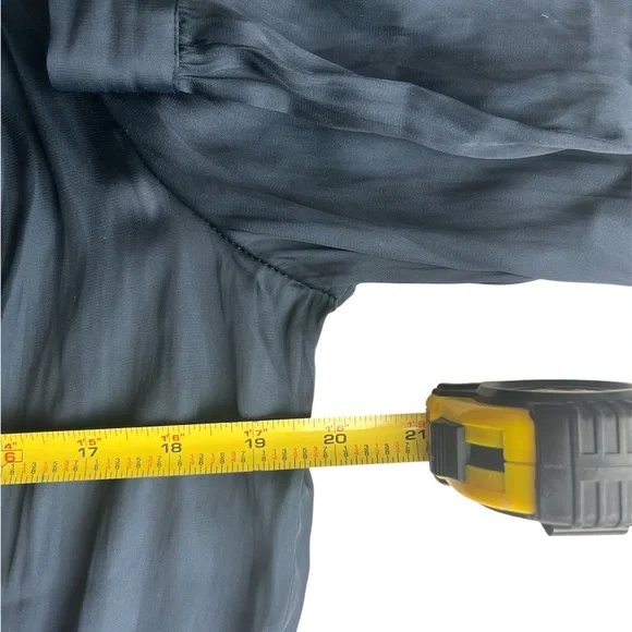 PAIGE Sevilla Long Sleeve Bodysuit in Navy Size Medium - Picture 7 of 9